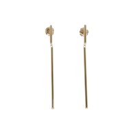 Ohrringe Dame in Gold OG 60X2X2